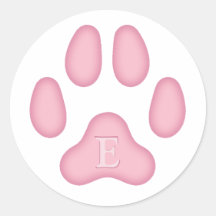 Monograma Mascota personalizado de impresión de pa