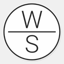 Monograma moderno de dos iniciales