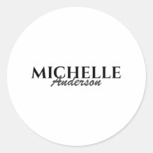 Monograma moderno simple