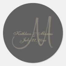 Monograma negro y oro