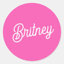 Monograma y nombre personalizados modernos de rosa