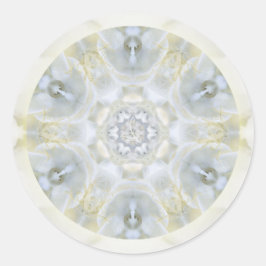 Pegatina Redonda Monoi Gardenia Angels