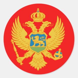 Pegatina Redonda Montenegro
