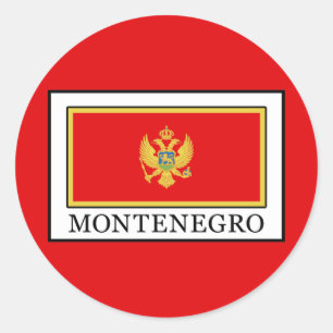 Pegatina Redonda Montenegro