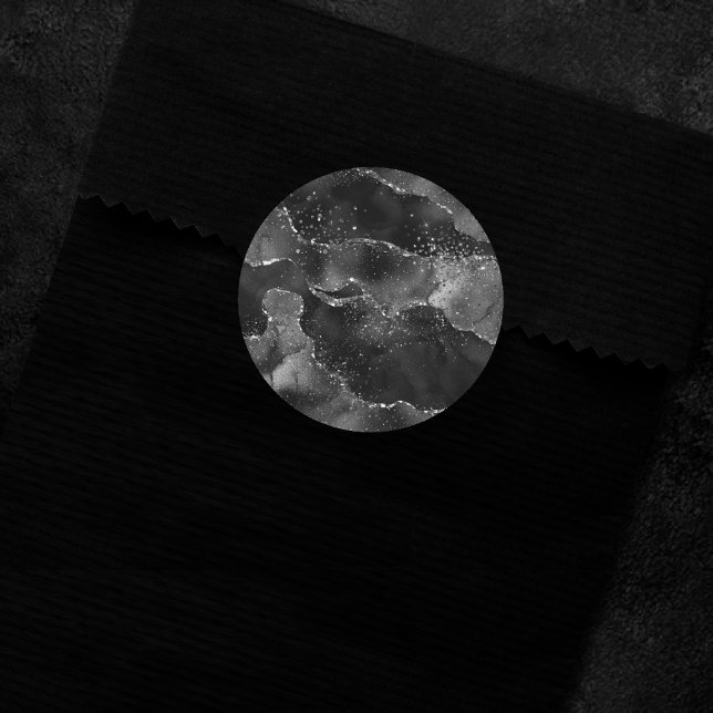 Pegatina Redonda Moody Agate | Sólo Purpurina de Gótico de Vamipía  (Subido por el creador)