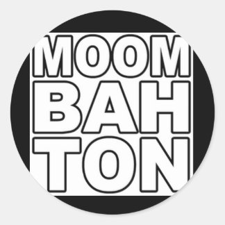 Pegatina Redonda moombahton