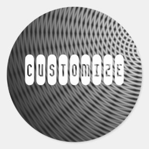 Pegatina Redonda Moon Ray - Plantilla