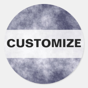 Pegatina Redonda Moon Walk