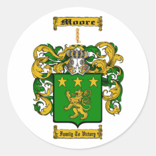 Pegatina Redonda Moore (irlandés)