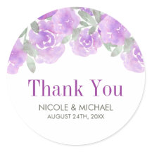 Morado Watercolor Floral Garden Wedding