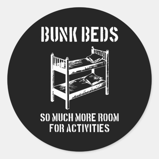 Pegatina Redonda More Room For Activities - Movie Quote Funny Film  (Anverso)