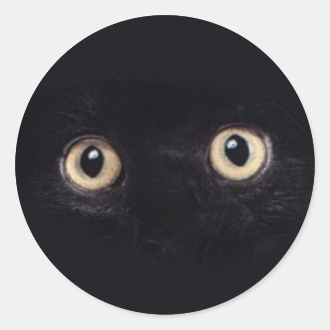 Pegatina Redonda moreno (Anverso)