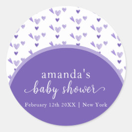 Pegatina Redonda Morple Boho Arch novio en Valentine Baby Shower