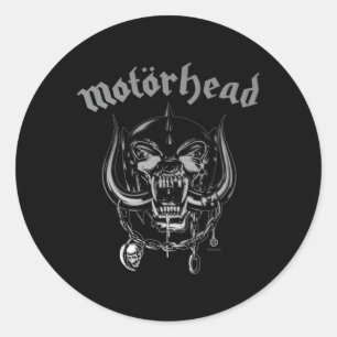 Pegatina Redonda Motã rhead Metallic Warpig