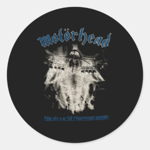 Pegatina Redonda Motã・Rhead No Sleep Til Hammersmith