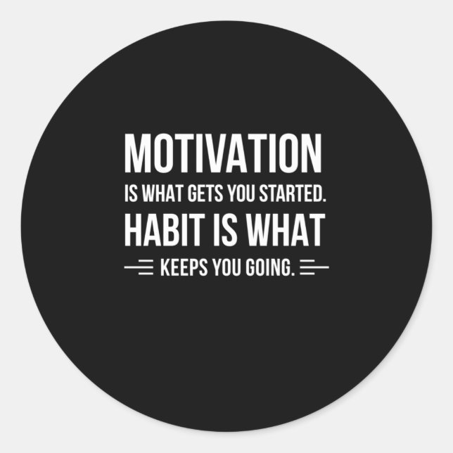 Pegatina Redonda Motivación de regalo de cumpleaños es lo que te ll (Anverso)