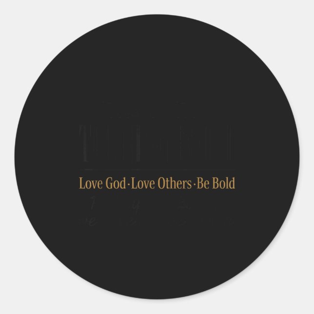 Pegatina Redonda Motivational Quote This Is The Turning Int  (Anverso)