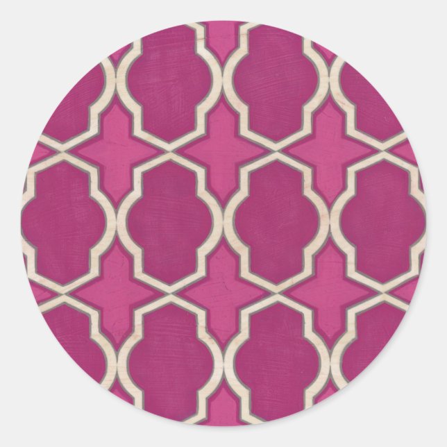 Pegatina Redonda Motivos de mercado II (Anverso)