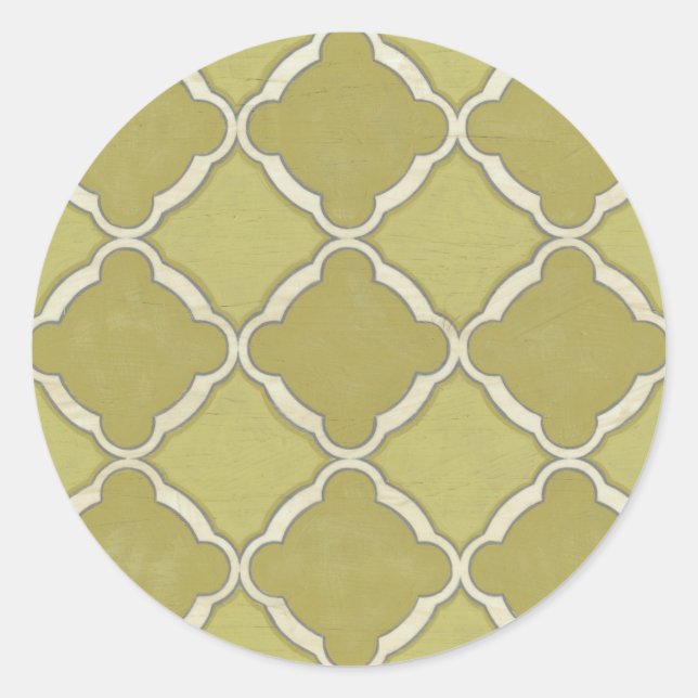 Pegatina Redonda Motivos de mercado IX (Anverso)