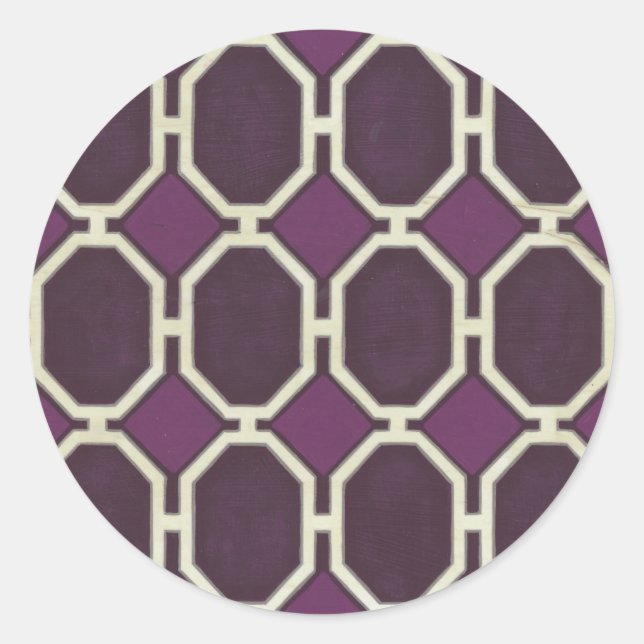 Pegatina Redonda Motivos de mercado VIII (Anverso)