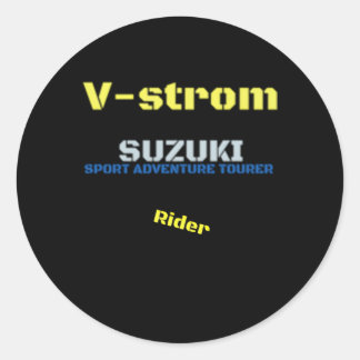 Pegatina Redonda Moto V-Strom