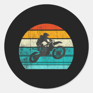 Pegatina Redonda Motocross Dirt Bike Motocross Motocross Hombres