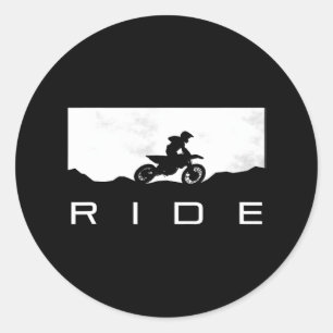 Pegatina Redonda Motocross Motocross Motocross Bike Bike