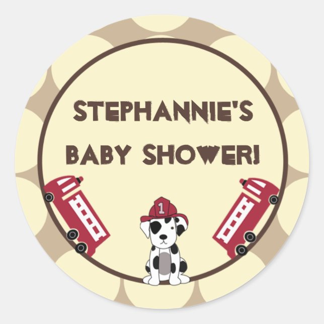 Pegatina Redonda Motor de 20 - 1.5" Pegatinas favoritos Nojo Fire E (Anverso)