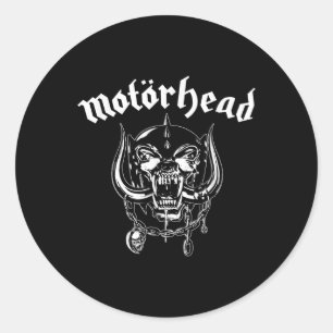 Pegatina Redonda Motörhead - Pizarra de jabalí plana