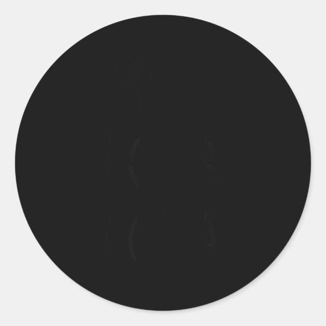 Pegatina Redonda Mr Lova Lova  (Anverso)