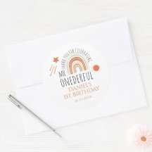 MR Onemaravilloso Boho Arcoiris Primer cumpleaños