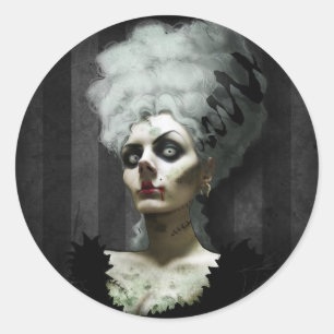 Pegatina Redonda Ms Fright Sticker