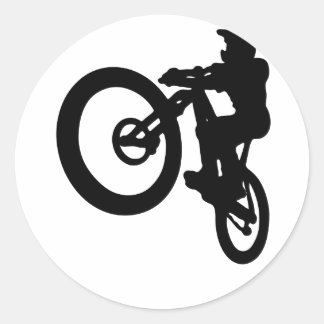 Pegatina Redonda MTB Jump