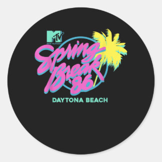 Pegatina Redonda MTV Spring Break Daytona Beach