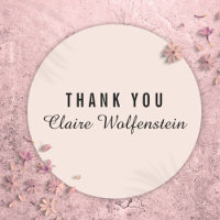 Muchas gracias a los negocios de Rubor Pink Script