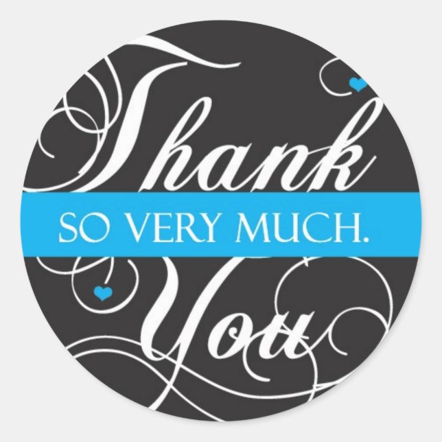 Pegatina Redonda Muchas gracias mamá (Anverso)