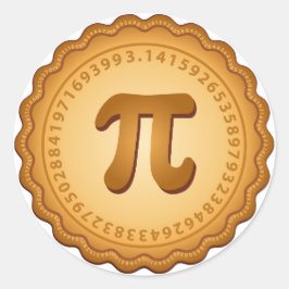 Pegatina Redonda Muchos Pegatinas de Pi