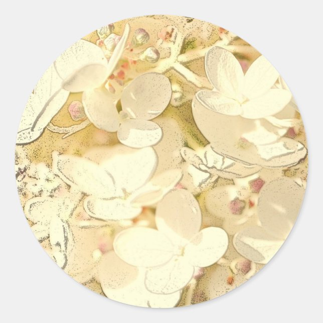 Pegatina Redonda muchos Pequeño (Anverso)