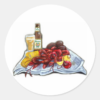 Pegatina Redonda Mudbugs and Brew