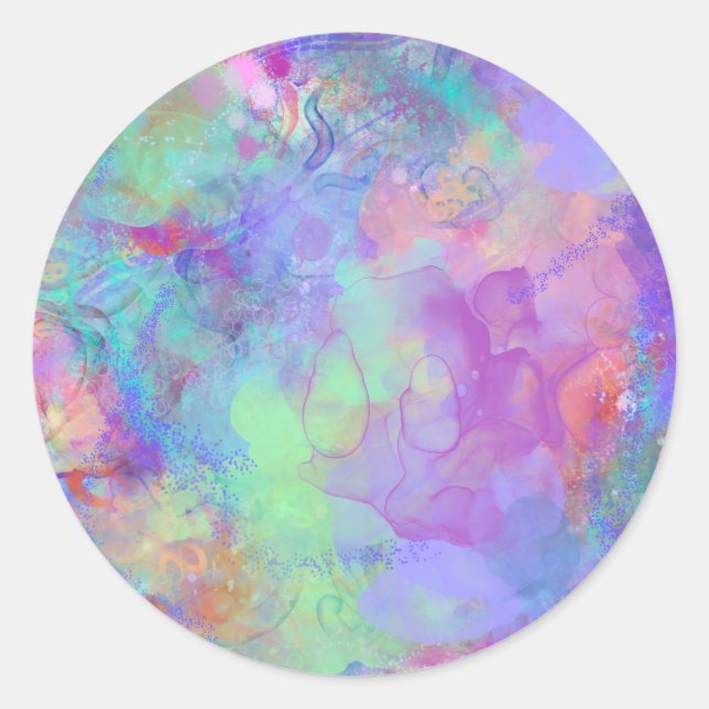 Pegatina Redonda Muddled Dream (Anverso)