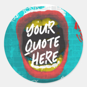 Pegatina Redonda Mugabe