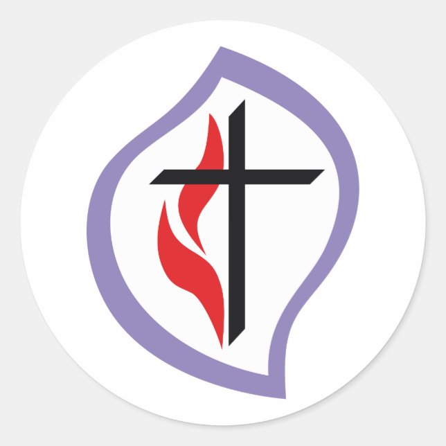 PEGATINA REDONDA MUJERES METODISTAS (Anverso)