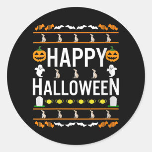 Pegatina Redonda Mujeres Whippet Halloween Lazy Ugly Costume Perro