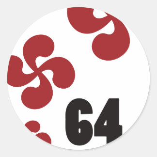 Pegatina Redonda Múltiplo croix64.ai
