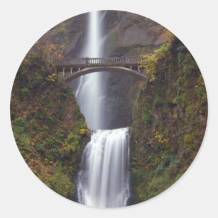 Pegatina Redonda Multnomah baja en último otoño