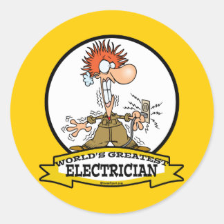 PEGATINA REDONDA MUNDO MAYOR PERSONALIZADO DE HOMBRES ELÉCTRICOS