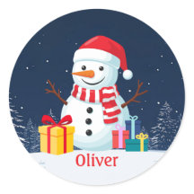 Muñeco de nieve Personalizado Navideño Encantador