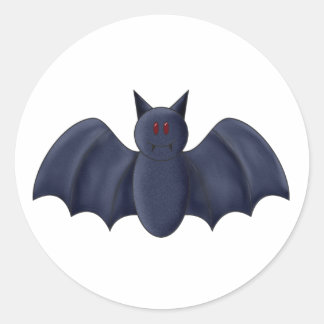 Pegatina Redonda Murciélago de Halloween