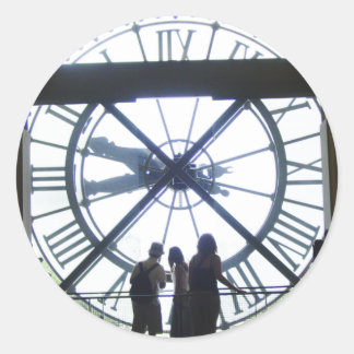 Pegatina Redonda Museo de Orsay
