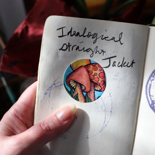 Pegatina Redonda Mushrooms Fungus (Subido por el creador)